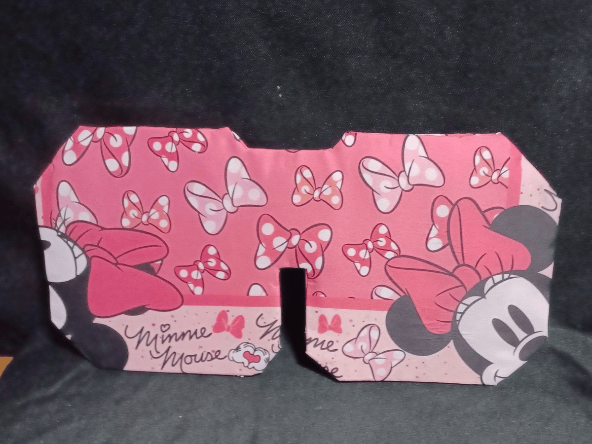 Minnie Mouse Car Visor – Handmade Disney-Inspired Sunshade - Dot's Car Visors