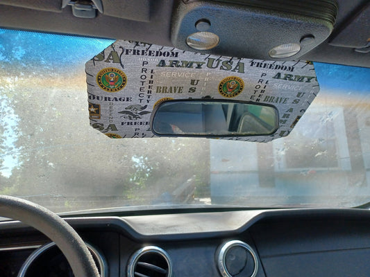 Stylish Army Car Visor - Handmade by Veterans, Durable Sunshade for Proud Supporters - Dot's Car Visors
