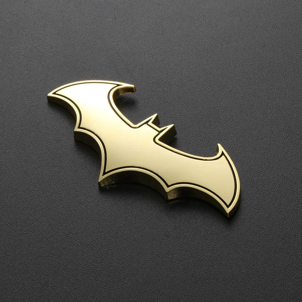 1PC 3D Bat Shape Car Stickers Cool Metal Car Logo Emblem Sticker Decal Motorcycle Automobiles Car Styling Accessories - Dot's Car Visors