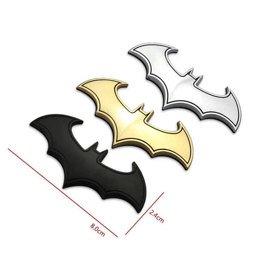 1PC 3D Bat Shape Car Stickers Cool Metal Car Logo Emblem Sticker Decal Motorcycle Automobiles Car Styling Accessories - Dot's Car Visors