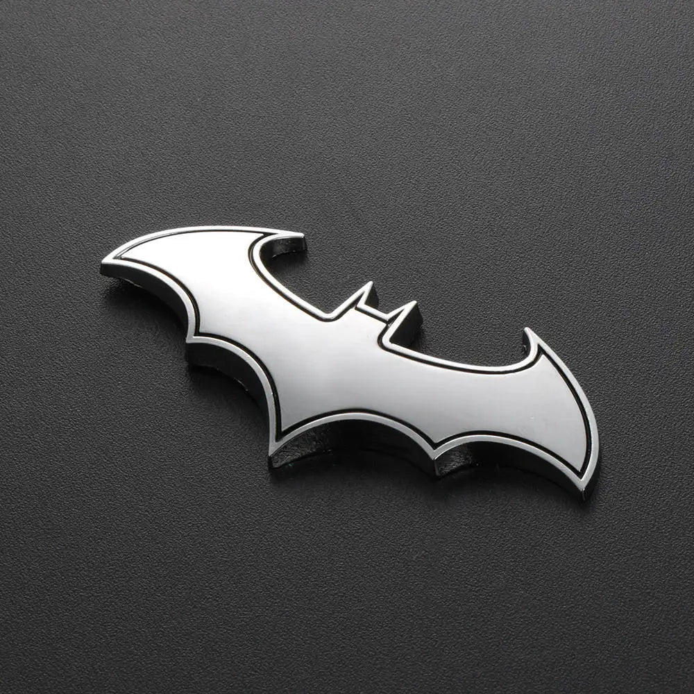 1PC 3D Bat Shape Car Stickers Cool Metal Car Logo Emblem Sticker Decal Motorcycle Automobiles Car Styling Accessories - Dot's Car Visors