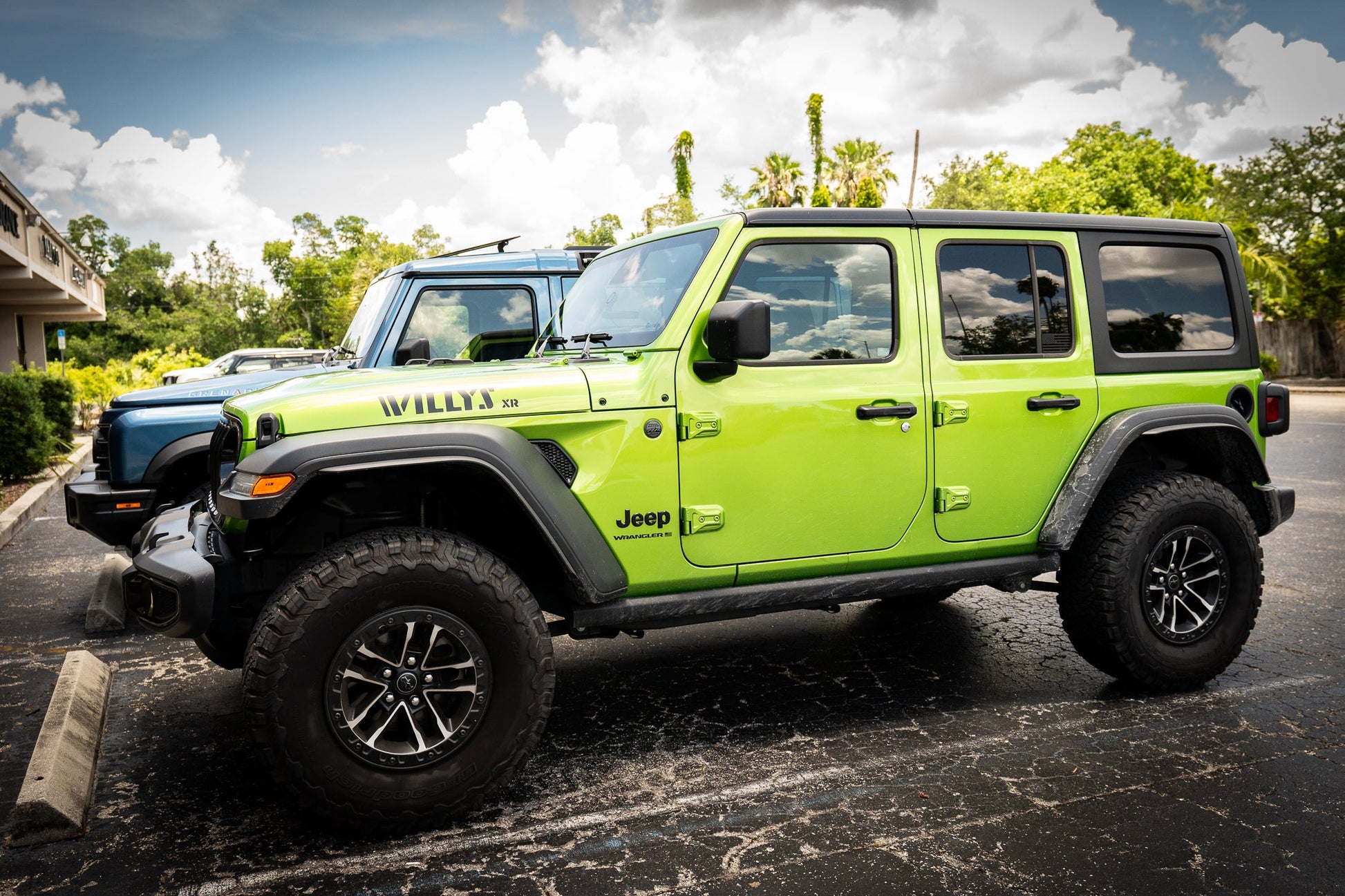 Acrylic Rear Window Flags - 2018+ Wrangler JL / 2020+ Gladiator JT by StickerFab