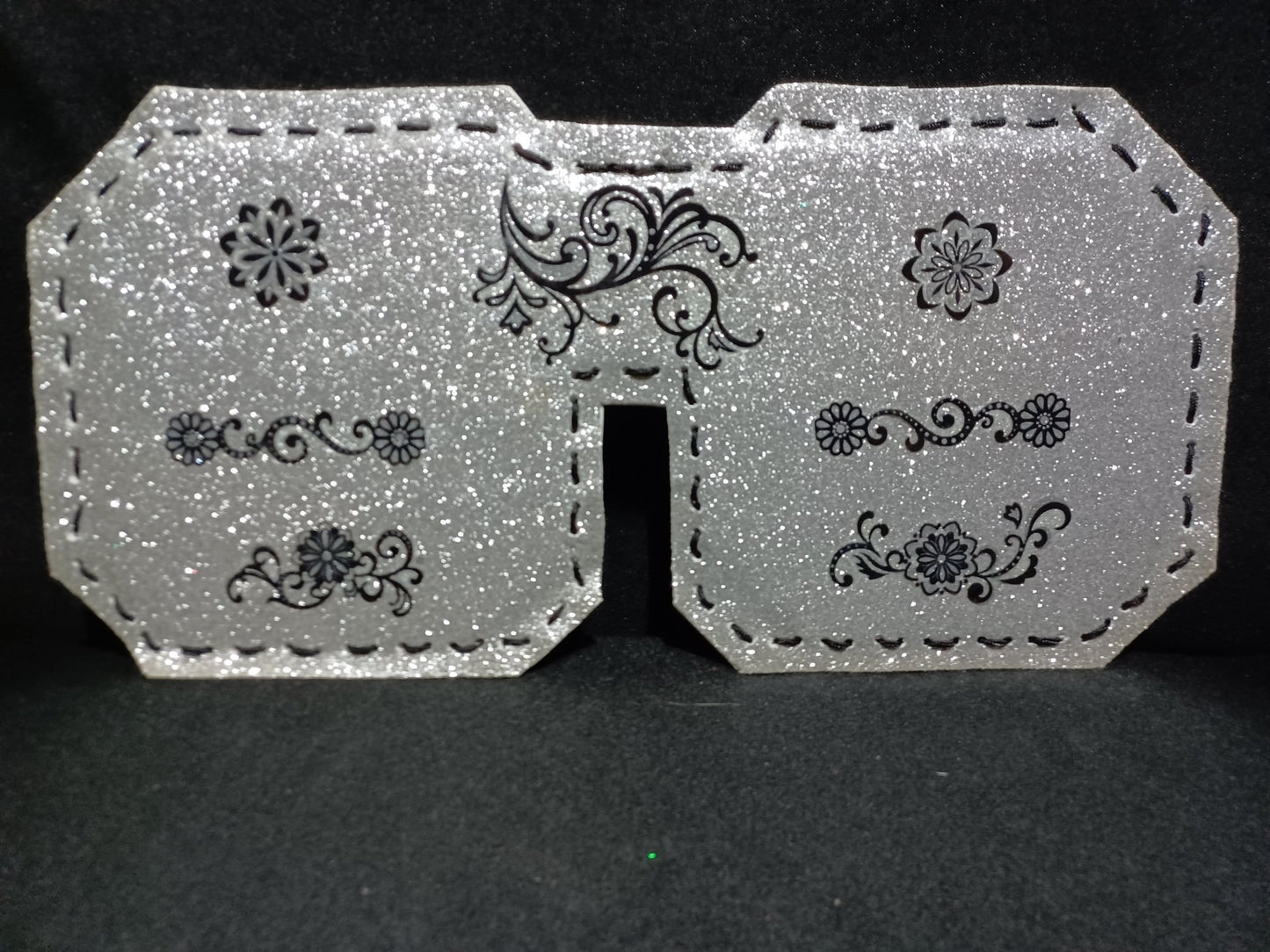 Black & Silver Car Visor - Dot's Car Visors