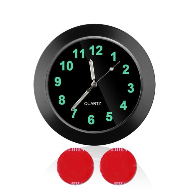 Car Clock Luminous Mini Automobiles Internal Stick-On Digital Watch Stick on Dashboard Car Clock Mini Tiny Small Luminous Car Vent Clocks Watch for Dashboard Boat Bike Home Mechanics Quartz Clocks Auto Ornament Car Accessories Gifts - Dot's Car Visors