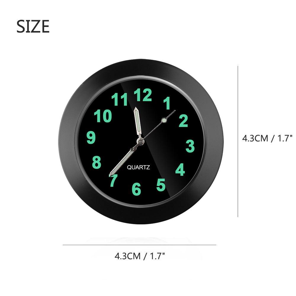 Car Clock Luminous Mini Automobiles Internal Stick-On Digital Watch Stick on Dashboard Car Clock Mini Tiny Small Luminous Car Vent Clocks Watch for Dashboard Boat Bike Home Mechanics Quartz Clocks Auto Ornament Car Accessories Gifts - Dot's Car Visors