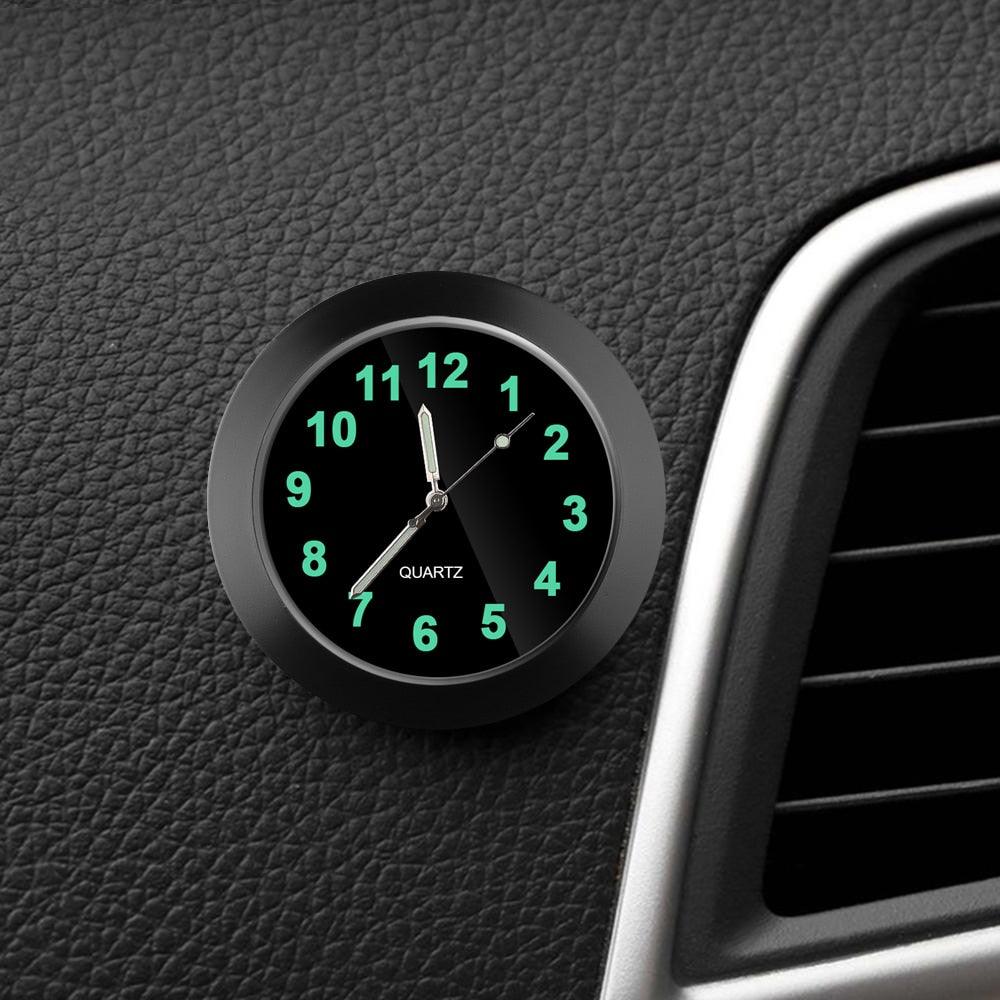 Car Clock Luminous Mini Automobiles Internal Stick-On Digital Watch Stick on Dashboard Car Clock Mini Tiny Small Luminous Car Vent Clocks Watch for Dashboard Boat Bike Home Mechanics Quartz Clocks Auto Ornament Car Accessories Gifts - Dot's Car Visors
