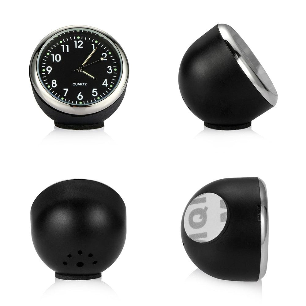 Car Clock Ornament Auto Watch Mini Clock Car Dashboard Clocks Luminous Car Clock Pocket Stick-On Clock Cars Air Vent Clip Quartz Clocks Vehicle Dashboard Decoration Automobiles Interior Dashboard Time Display Digital Pointer Clock In Car Accessories - Dot's Car Visors
