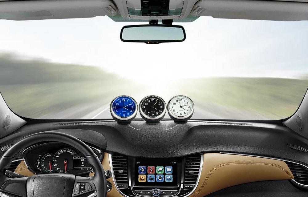 Car Clock Ornament Auto Watch Mini Clock Car Dashboard Clocks Luminous Car Clock Pocket Stick-On Clock Cars Air Vent Clip Quartz Clocks Vehicle Dashboard Decoration Automobiles Interior Dashboard Time Display Digital Pointer Clock In Car Accessories - Dot's Car Visors
