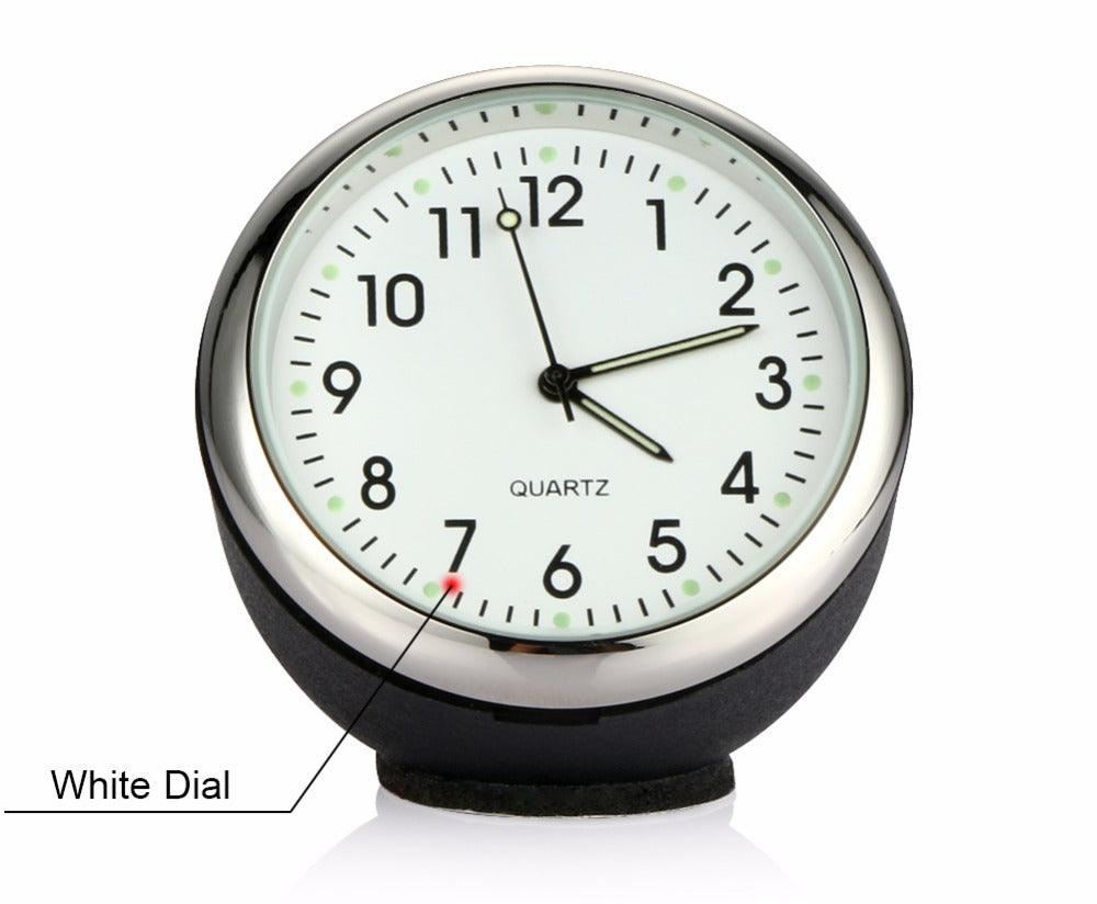 Car Clock Ornament Auto Watch Mini Clock Car Dashboard Clocks Luminous Car Clock Pocket Stick-On Clock Cars Air Vent Clip Quartz Clocks Vehicle Dashboard Decoration Automobiles Interior Dashboard Time Display Digital Pointer Clock In Car Accessories - Dot's Car Visors