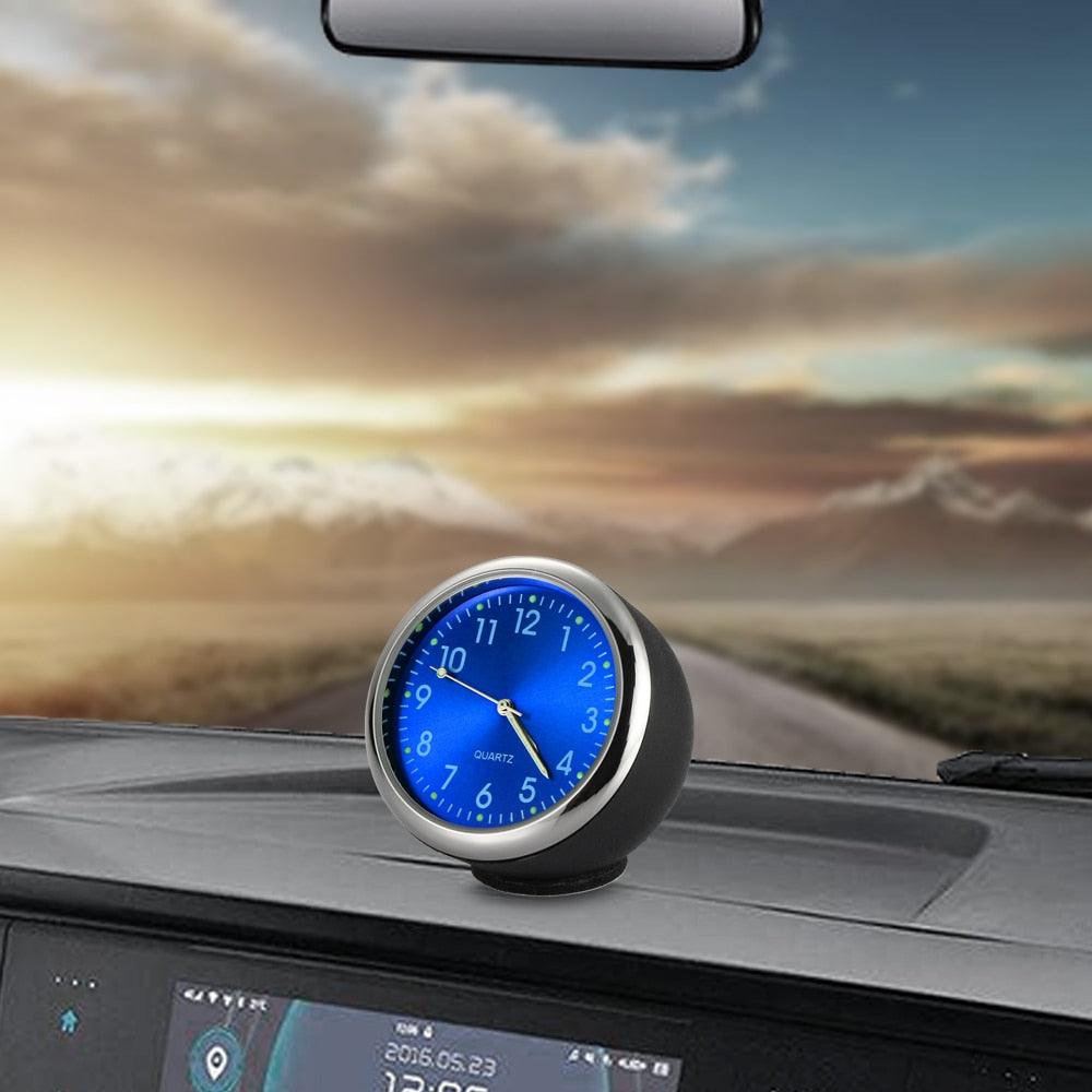 Car Clock Ornament Auto Watch Mini Clock Car Dashboard Clocks Luminous Car Clock Pocket Stick-On Clock Cars Air Vent Clip Quartz Clocks Vehicle Dashboard Decoration Automobiles Interior Dashboard Time Display Digital Pointer Clock In Car Accessories - Dot's Car Visors