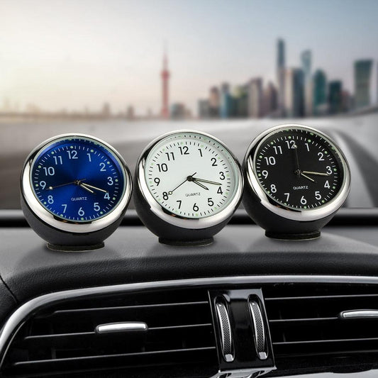 Car Clock Ornament Auto Watch Mini Clock Car Dashboard Clocks Luminous Car Clock Pocket Stick-On Clock Cars Air Vent Clip Quartz Clocks Vehicle Dashboard Decoration Automobiles Interior Dashboard Time Display Digital Pointer Clock In Car Accessories - Dot's Car Visors