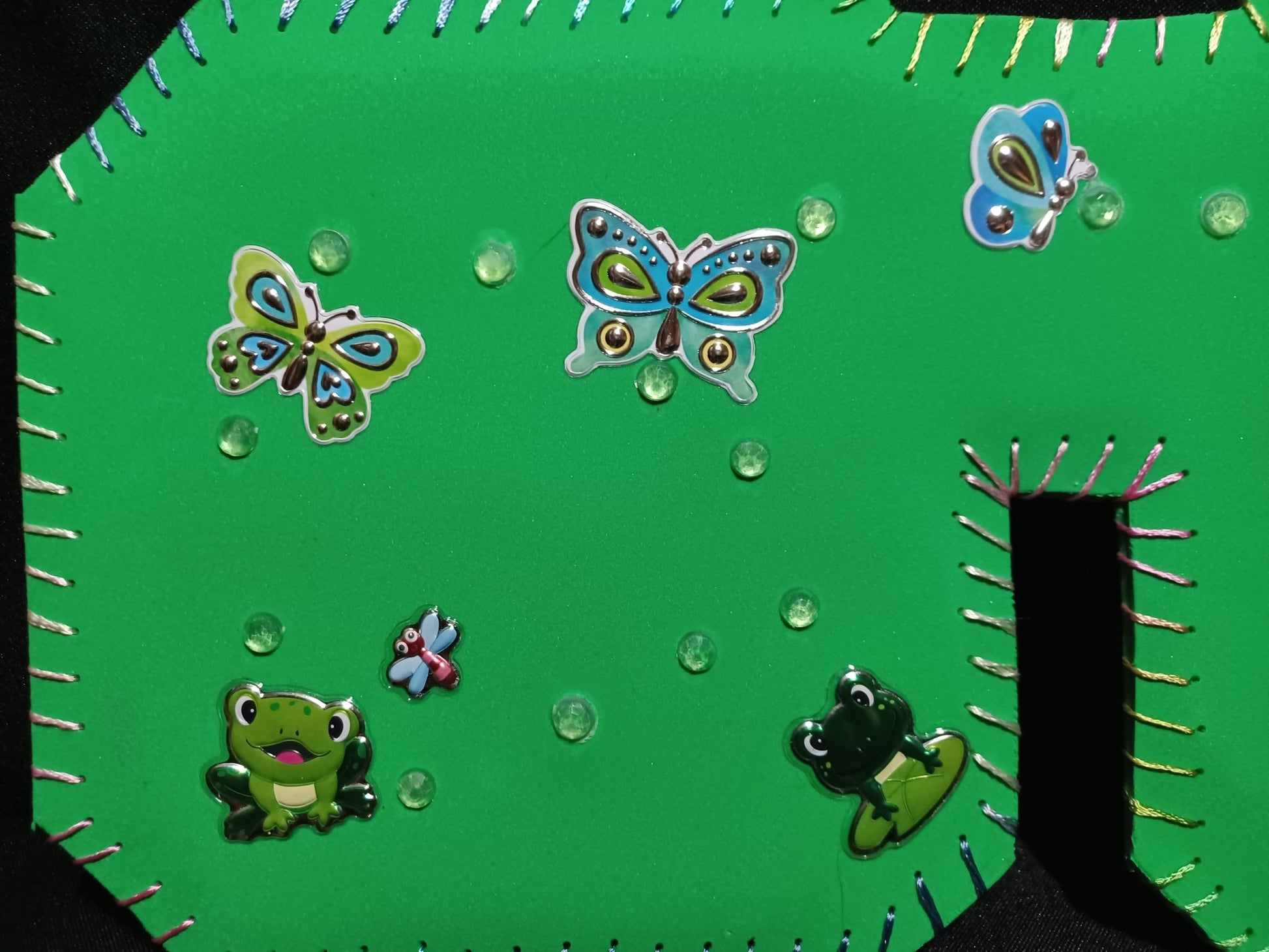 Froggy Green Car Visor - Dot's Car Visors