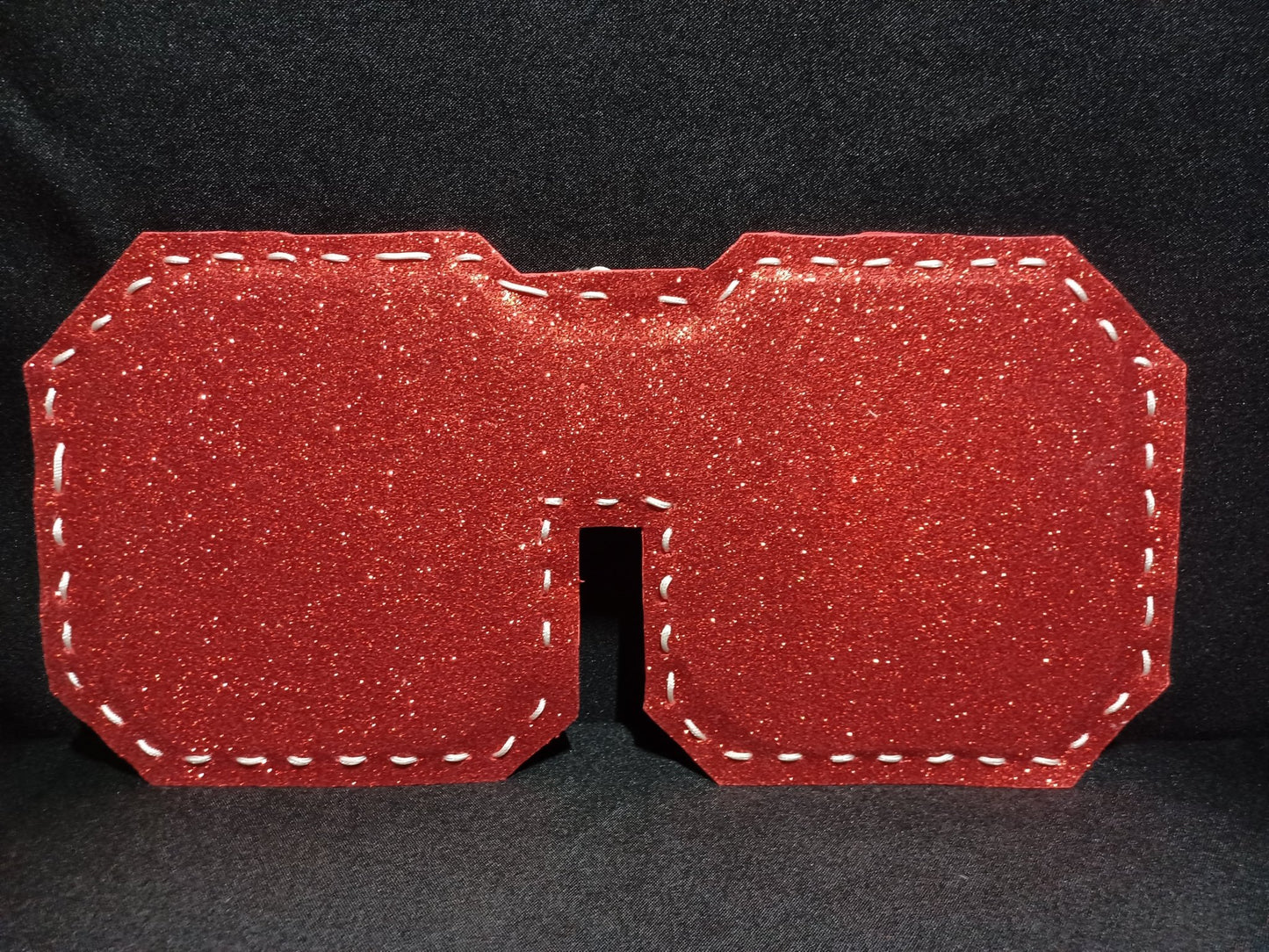 Glittery Red/Pearl Beads Car Visor - Dot's Car Visors