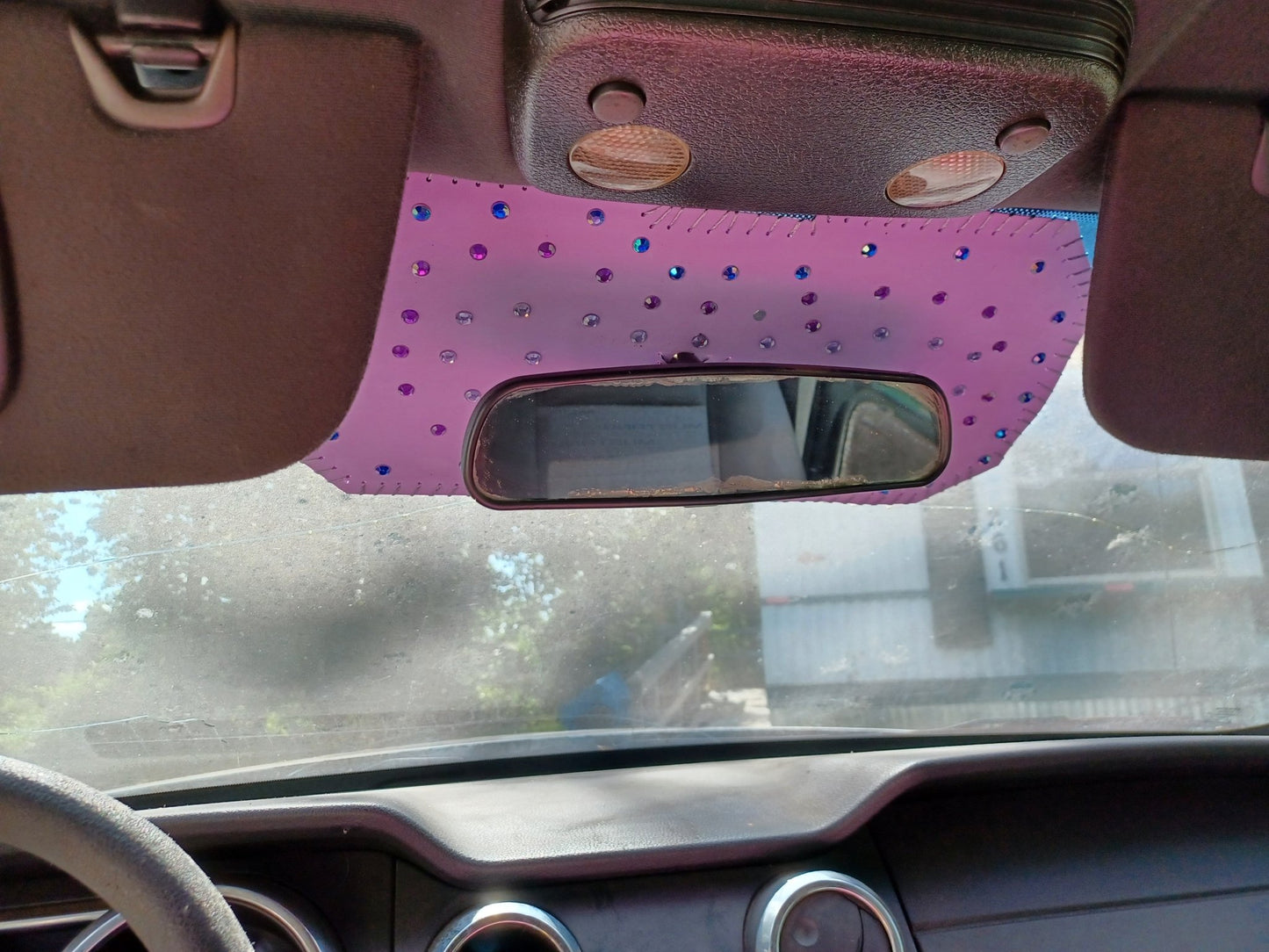 Lavender Gems Car Visor - Dot's Car Visors