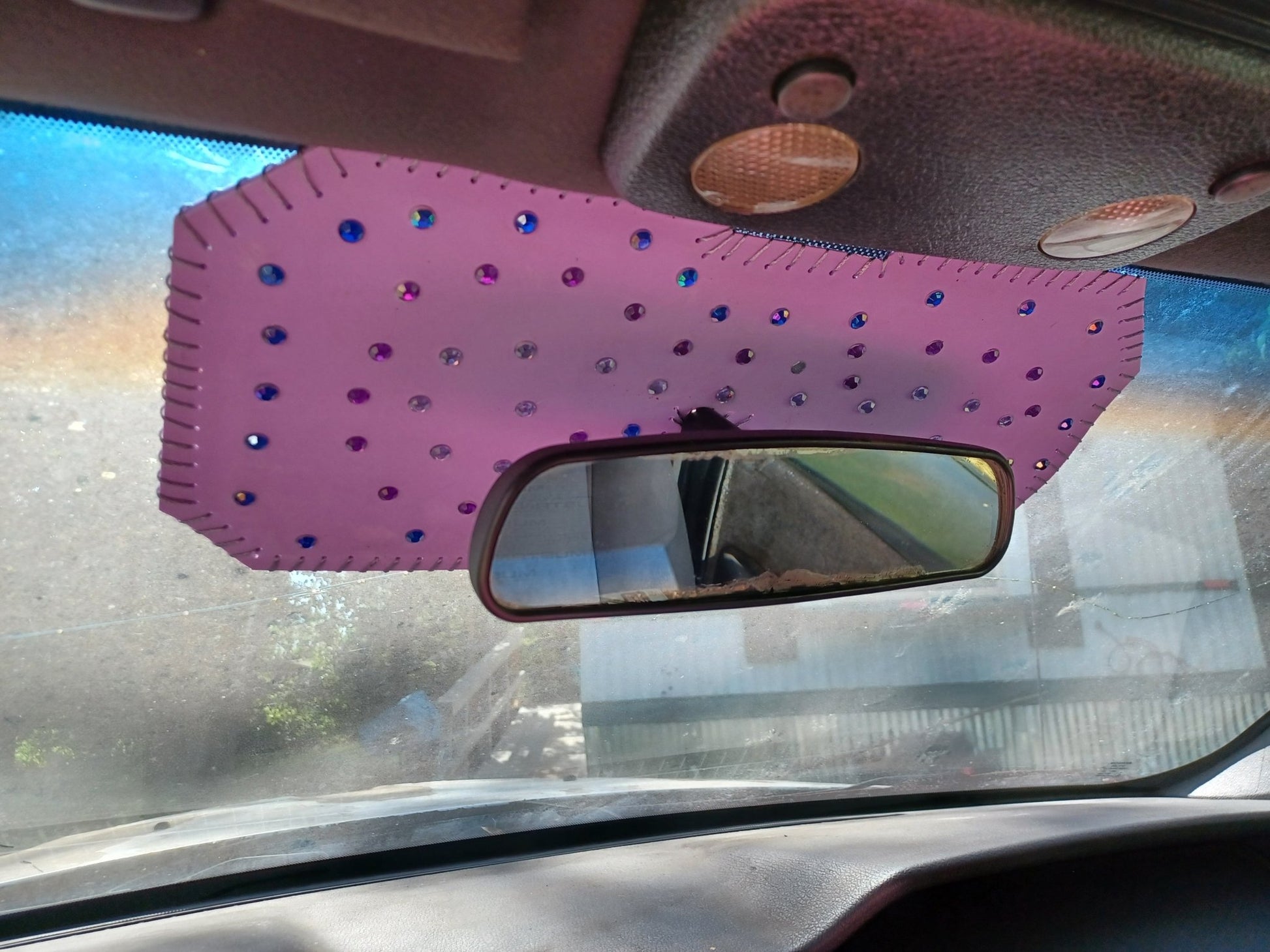 Lavender Gems Car Visor - Dot's Car Visors