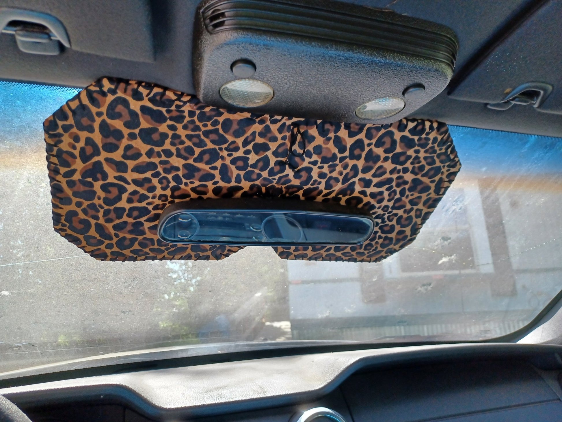 Leopard Car Visor - Dot's Car Visors