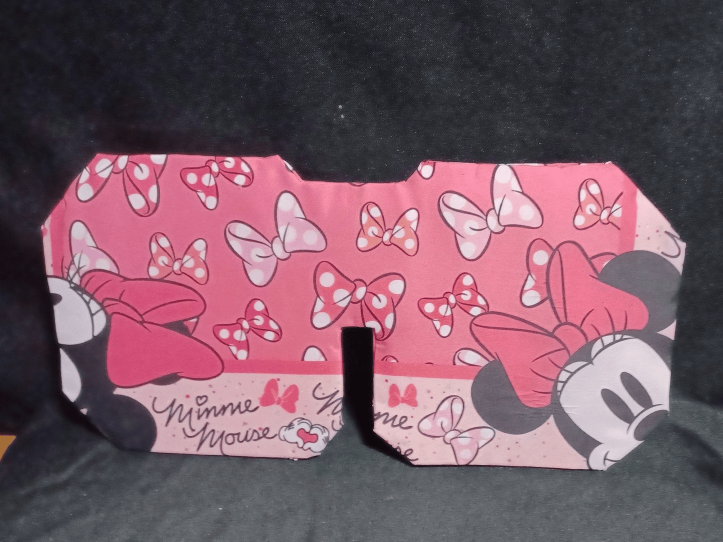 Minnie Mouse Car Visor – Handmade Disney-Inspired Sunshade - Dot's Car Visors