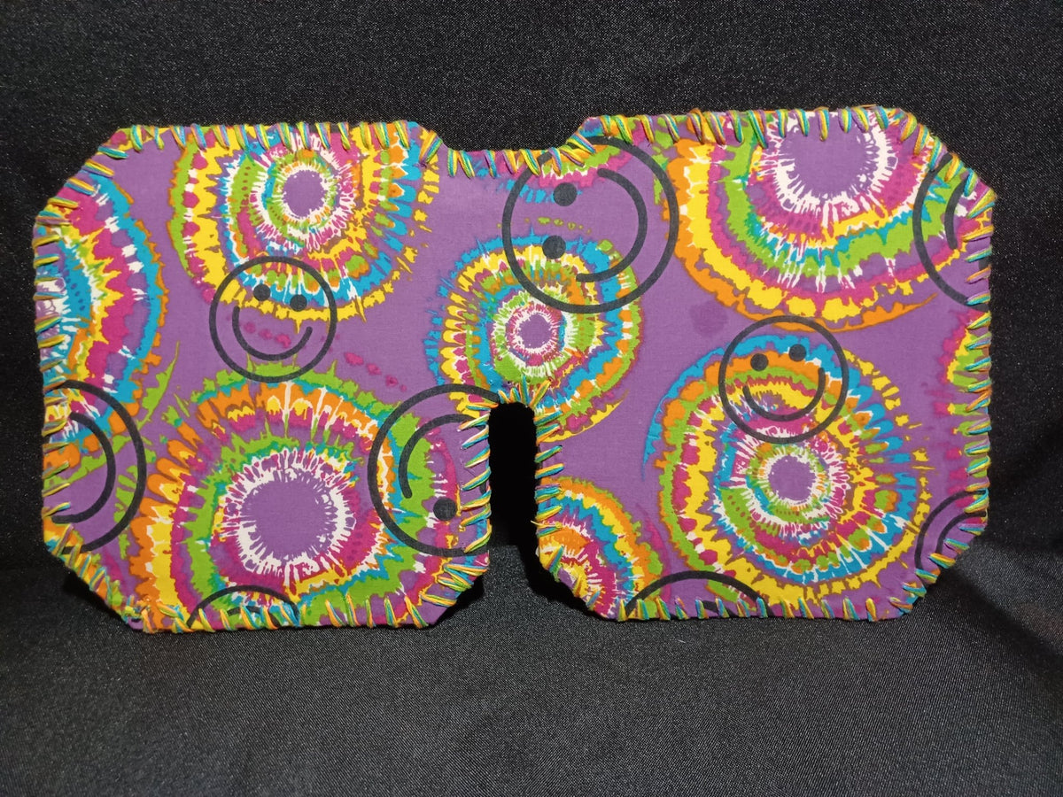 Tie-dyed Car Visor by Dot's Car Visors