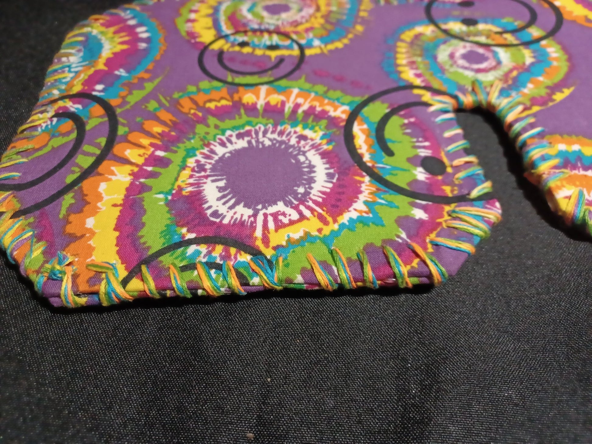 Tie-dyed Car Visor - Dot's Car Visors
