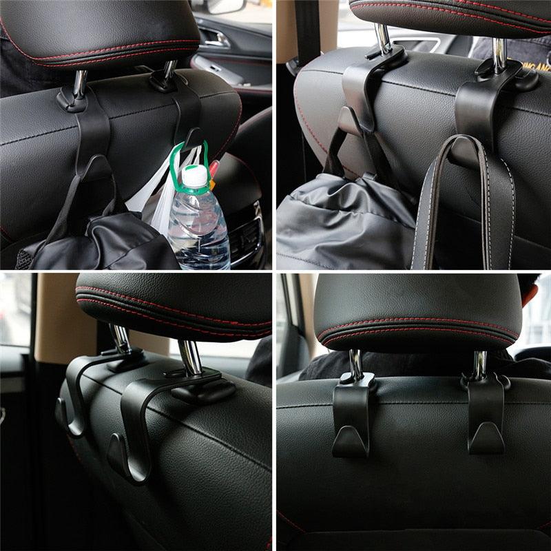 Universal Car Seat Back Hook Car Accessories Interior Portable Hanger Holder Storage Universal Multifunctional Car Vehicle Back Seat Headrest Holder Hanger Holder Hook for Car Bag Purse Cloth Decoration Car Vehicle Back Seat Headrest Hanger Holder Hook - Dot's Car Visors